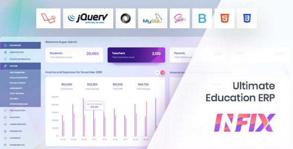 InfixEdu School ERP – School Management Software