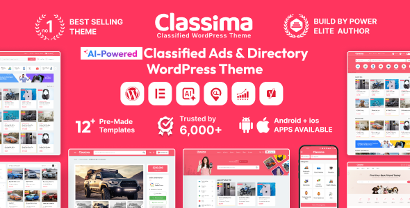 Classima - Classified Ads WordPress Theme