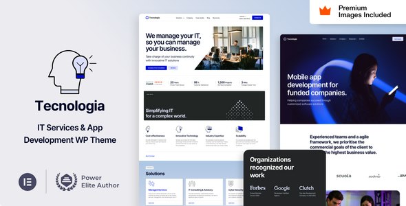 Technologia - SaaS Tech WordPress Theme