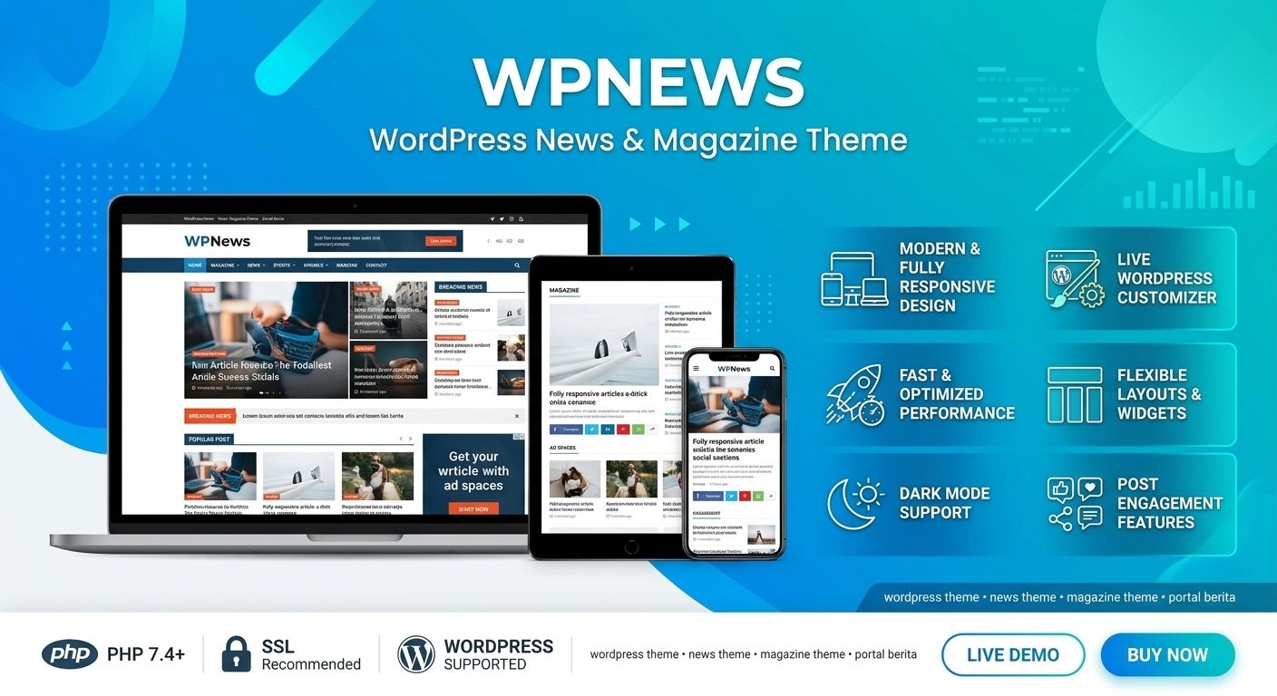 WPNews – WordPress News & Magazine Theme